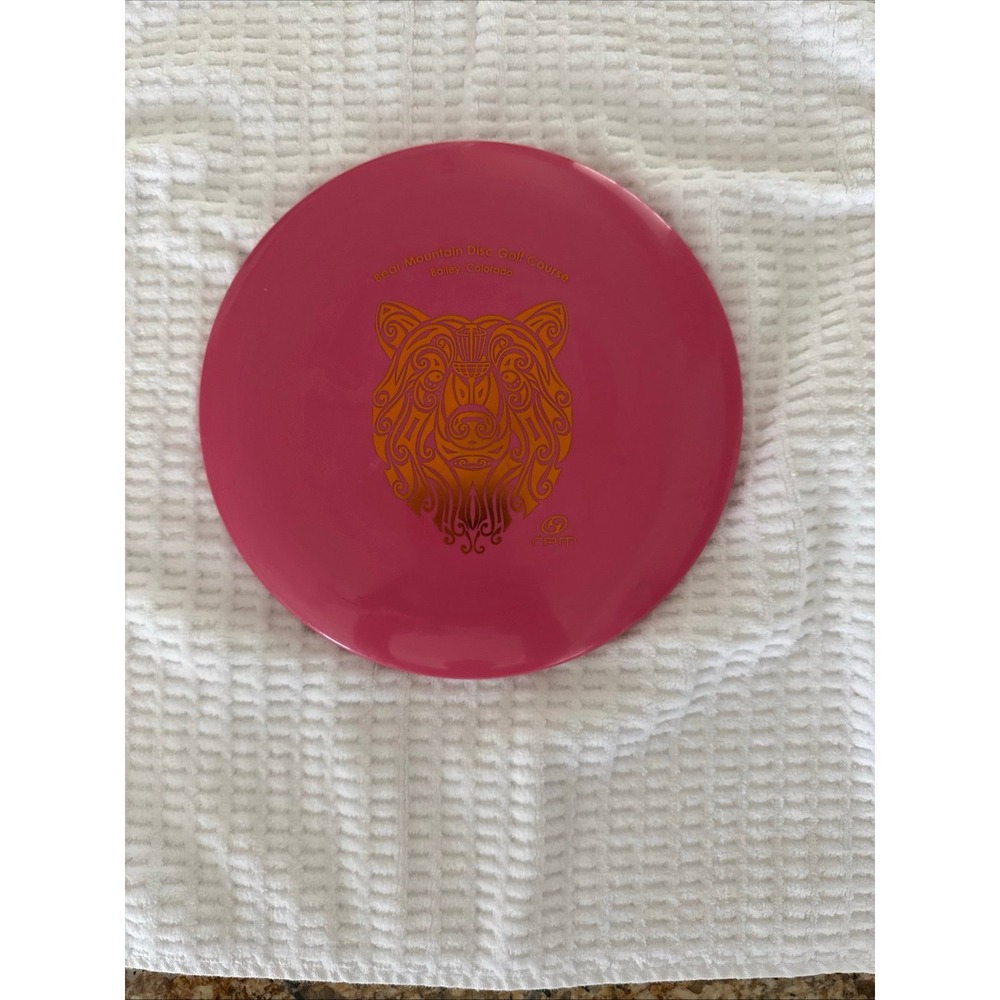 RPM Discs Tara Iti 173g Pink Disc Golf Driver Bear Mountain Stamp